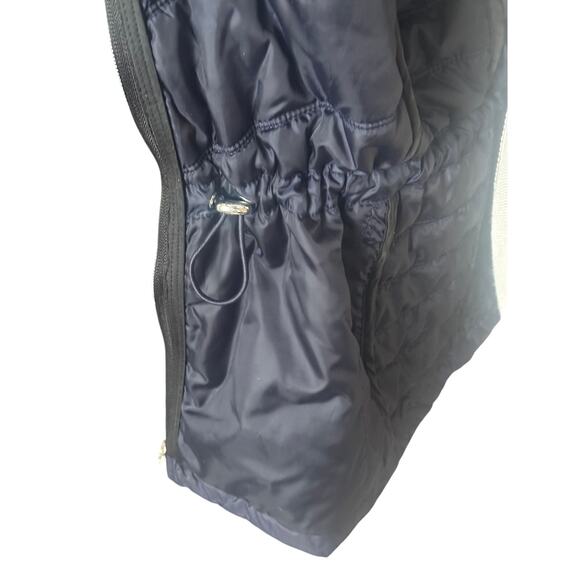 Guess Women’s Dark Blue Quilted Puffer Winter Jacket Coat Size XXL - Picture 5 of 7